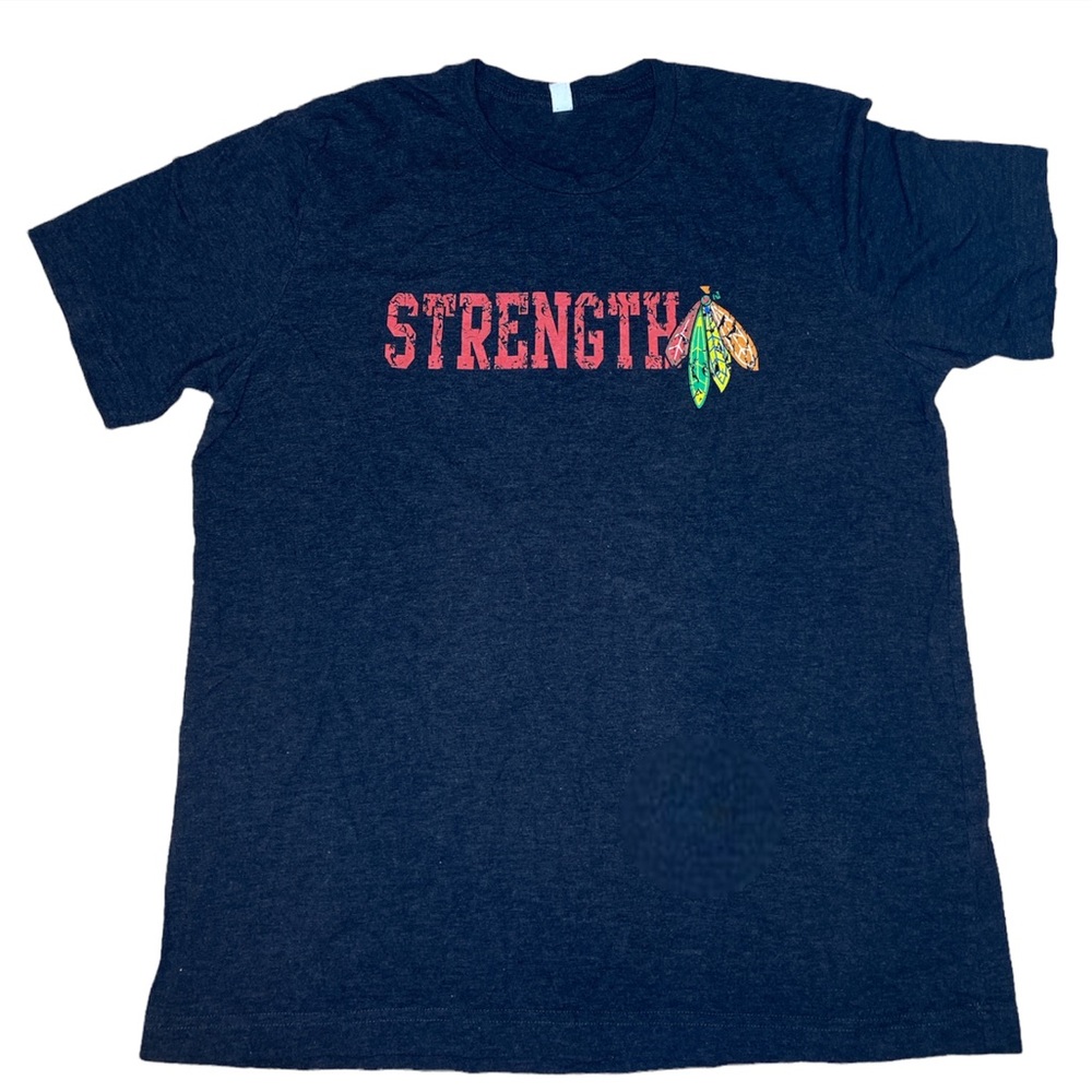 Canvas Strength Dark Heather Grey Short Sleeve Tee Shirt